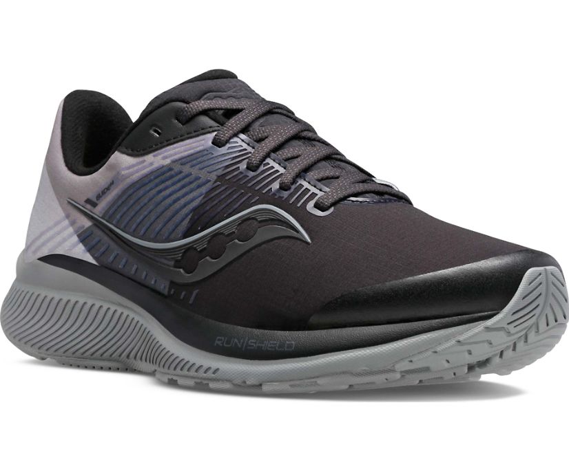 Women's Saucony Guide 14 Runshield Running Shoes Black / Grey | Singapore 150ZUTG